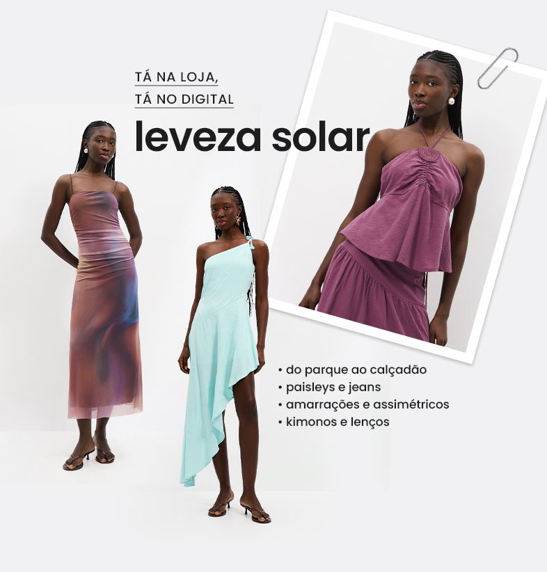 preview primavera verão 2027 Renner com as tendências de moda feminina